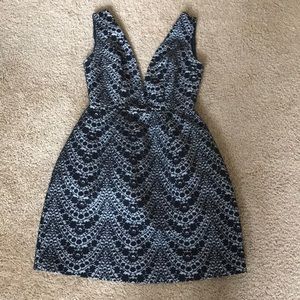 ASOS Black and White Lace Dress